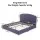 Artiss King Upholstered Bed Frame with Lift-Up Storage and Charging Ports Grey Blue