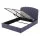 Artiss Queen Bed Frame with Lift-Up Storage USB and Type-C Ports Grey Blue
