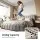 Artiss Double Gas Lift Upholstered Bed Frame with Foldable Bench Waterproof PVC Leather Large Storage 300kg