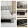 Artiss Double Gas Lift Upholstered Bed Frame with Foldable Bench Waterproof PVC Leather Large Storage 300kg