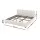 Artiss Vila King Size Gas Lift Bed Frame Beige Linen Upholstered with Storage, Tufted Headboard, Sturdy Base