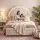Artiss King Single Velvet Upholstered Bed Frame with LED Headboard and Underbed Drawer Storage 125x215cm