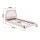 Artiss King Single Pink Kids Bed Frame Cute Kitty Upholstered Padded Headboard Waterproof PVC Leather