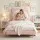 Artiss King Single Pink Kids Bed Frame Cute Kitty Upholstered Padded Headboard Waterproof PVC Leather