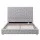 Artiss Queen Bed Frame with Upholstered Tufted Headboard, Plywood Slats, Velcro Installation and 300kg Capacity Grey