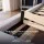 Artiss Queen Bed Frame with Upholstered Tufted Headboard, Plywood Slats, Velcro Installation and 300kg Capacity Grey