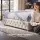 Artiss Queen Bed Frame with Upholstered Tufted Headboard, Plywood Slats, Velcro Installation and 300kg Capacity Grey