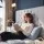 Artiss Queen Bed Frame with Upholstered Tufted Headboard, Plywood Slats, Velcro Installation and 300kg Capacity Grey