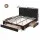 Artiss King Upholstered Bed Frame with Velvet Finish, 3 Storage Drawers, USB Type-C Charging Ports, Pine Wood Structure