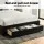 Artiss King Upholstered Bed Frame with Velvet Finish, 3 Storage Drawers, USB Type-C Charging Ports, Pine Wood Structure