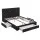 Artiss Queen Upholstered Velvet Storage Bed Frame with 3 Drawers and USB Type C Charging Station 165x222x110cm