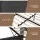 Artiss Double Gas Lift Storage Bed Frame Upholstered Geometric Headboard Charcoal Grey with Charging Ports
