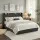 Artiss King Gas Lift Storage Bed Charcoal Grey Upholstered Geometric Headboard with Charging Ports 185x205cm
