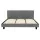 Artiss Neo King Size Bed Frame in Grey – Faux Linen Upholstery, Wood Slat Base, High-Density Foam, Easy Assembly