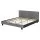 Artiss Neo King Size Bed Frame in Grey – Faux Linen Upholstery, Wood Slat Base, High-Density Foam, Easy Assembly