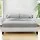 Artiss Neo Bed Frame Queen Size White PVC Leather Upholstered, Padded Headboard, Wooden Slats, Modern Design