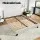 Artiss Neo Bed Frame Queen Size White PVC Leather Upholstered, Padded Headboard, Wooden Slats, Modern Design