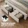 Artiss King Upholstered Bed Frame with Storage Drawers, Charging Station and Mood Lighting