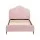 Artiss OLAN King Single Bed Frame, Velvet Upholstered, Pink, Solid Wood Slats, Plush Headboard, 180KG Capacity