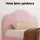 Artiss OLAN King Single Bed Frame, Velvet Upholstered, Pink, Solid Wood Slats, Plush Headboard, 180KG Capacity