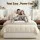 Artiss Double Bed Frame with Gas lift Storage, USB Type-C Charging Ports and Velvet Headboard White