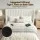 Artiss Double Bed Frame with Gas lift Storage, USB Type-C Charging Ports and Velvet Headboard White