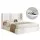 Artiss Double Bed Frame with Gas lift Storage, USB Type-C Charging Ports and Velvet Headboard White