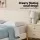 Artiss CLOUD King Single Bed Frame Cloud Headboard Bouclé Fabric Upholstered Platform Base White 107x203cm