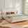 Artiss CLOUD Queen Bed Frame with Cloud Headboard Bouclé Upholstery White 153x203cm Platform Base 300KG