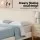 Artiss CLOUD Queen Bed Frame with Cloud Headboard Bouclé Upholstery White 153x203cm Platform Base 300KG