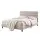 Artiss Queen Bed Frame with Storage Adjustable Headboard Charging Ports Beige Linen 300kg Capacity