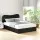 Artiss DARA Double Size Bed Frame Boucle Upholstered, Padded Headboard, Pine Wood Slat Support, Black, Sturdy Design