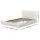 Artiss Bed Frame Double Size Boucle Upholstered Beige 203x145x92cm with Padded Headboard and Sturdy Support