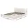 Artiss King Size Bed Frame Boucle Upholstery Beige 213x191cm - Stylish Wooden Slat Support with Padded Headboard