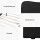 Artiss DARA King Single Bed Frame Boucle Upholstered, Wooden Slat Support, Padded Headboard, Black, 217cm
