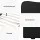 Artiss DARA Queen Size Bed Frame Boucle Upholstered, Wooden Slat Support, Padded Headboard, Black, 300KG Capacity
