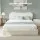 Artiss Queen Bed Frame with Gaslift Storage, Bouclé Upholstered, Pine Wood Platform, Padded Headboard, Beige White