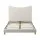 Artiss Double Bed Frame with Curved Bouclé Headboard, 300kg Capacity, Beige Upholstered Bedroom Design