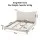 Artiss Queen Bed Frame with Bouclé Curved Headboard Beige 300kg Capacity
