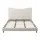 Artiss Queen Bed Frame with Bouclé Curved Headboard Beige 300kg Capacity