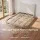 Artiss Queen Bed Frame with Bouclé Headboard 300kg Capacity Beige Curved Wooden Slats
