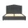 Artiss FION Queen Size Bed Frame Velvet Grey Upholstered with Gas Lift Storage, Padded Headboard, Wooden Slats