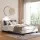 Artiss Neo Double Bed Frame - Premium Boucle Fabric, Textured Headboard, Durable Design, Easy Assembly