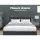 Artiss Bed Frame, Faux Linen, Double Size, Charcoal, 202x144x86.5cm - Elegant, Durable, Easy Assembly