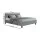 Artiss Queen Bed Frame, Faux Linen Fabric, Grey, 215x160x86.5cm, Modern Design, Durable & Easy Assembly