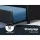 Artiss Fripp King Single Size Trundle Daybed - Black PVC Leather, Space-Saving Design with Foam-Padded Headboard