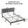 Artiss Queen Bed Frame 300kg with Adjustable Upholstered Headboard and Reinforced Plywood Slat Base Grey