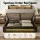 Artiss Queen Bed Frame Gas Lift Storage LED Lights Integrated USB Type C Charging Station PU Leather