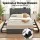 Artiss King Bed Frame Charcoal Grey with 4 Storage Drawers and Built in Charging Station Tufted Headboard