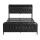 Artiss Double Bed Frame Upholstered PU Leather with Storage Headboard and SAA Charging Station 300kg